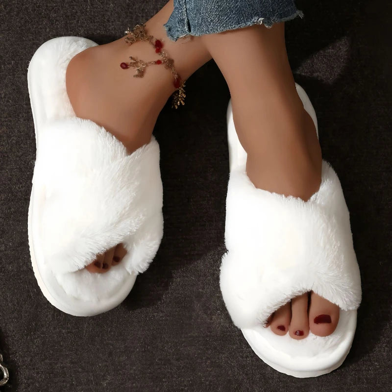 CozyCross™ Fluffy Slippers