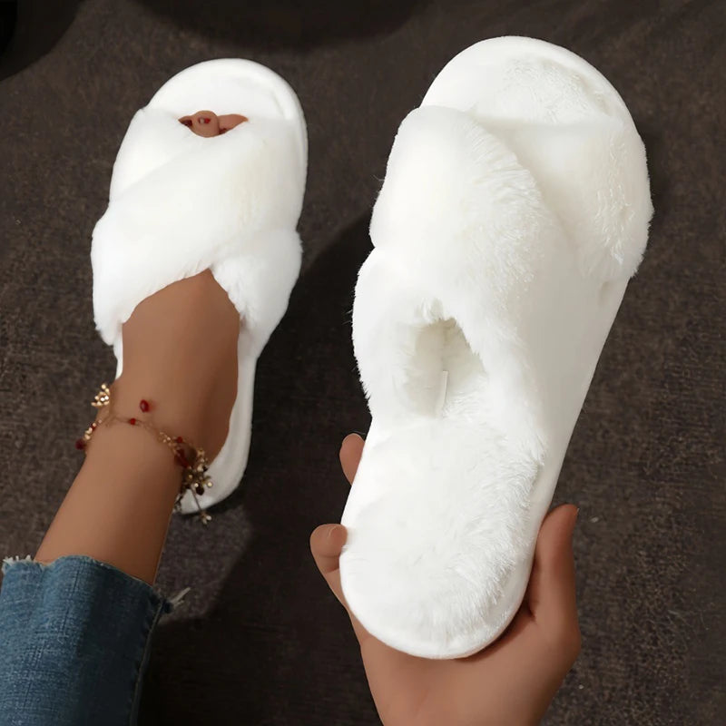 CozyCross™ Fluffy Slippers