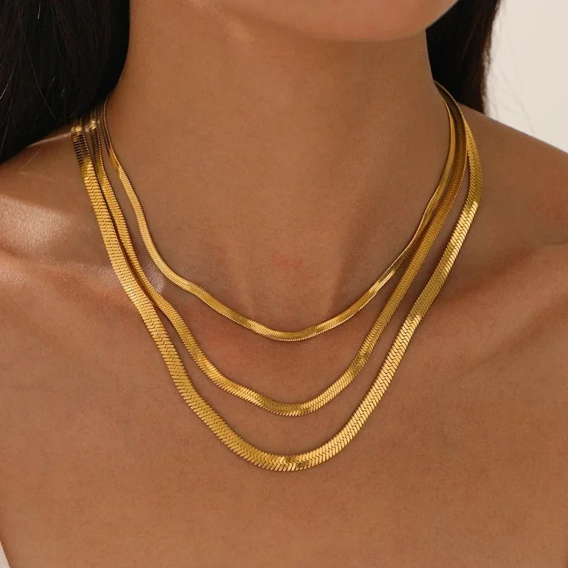Golden Glide Necklace